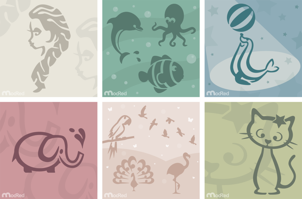 Series of Cartoon Illustrations