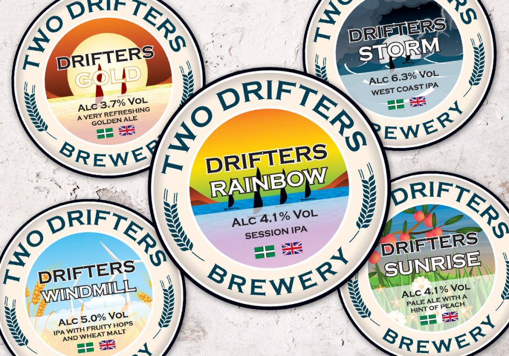 Beer Crest Label Designs