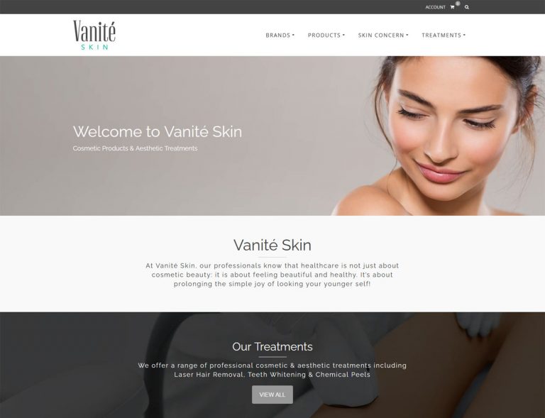Vanite-Skin-Web-Design