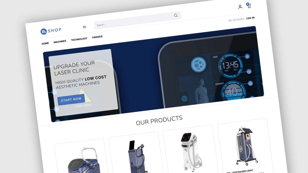 XL E-Commerce Web Design