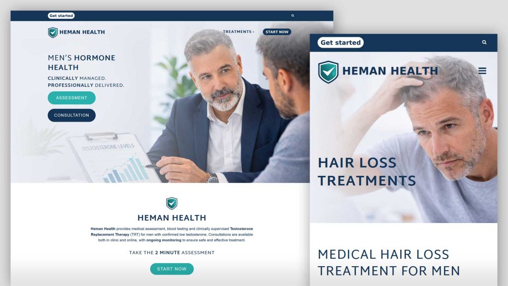 Heman Health Web Design