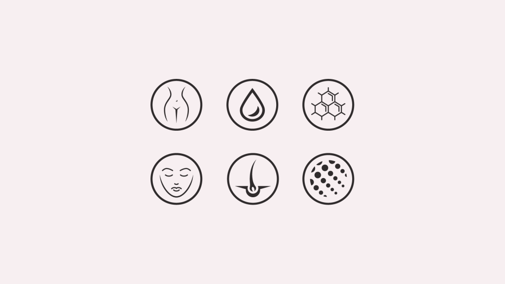Aesthetics Web Icon Illustrations